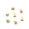 Pingente de Ouro de Areia Vietnamita de Longa Data para Primavera, Verão, Outono e Inverno Acessórios DIY Acessórios de Pulseiras de Mão Masculinas e Femininas Colar Quatro Estações Feminino