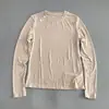 Estilo Holgazán Cuello Redondo Botones Manga Larga Otoño Nueva Llegada Elástico Casual Camiseta Mujer Versátil Adelgazante Capa Base Superior
