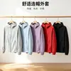 Jaqueta corta-vento softshell com forro de fleece para montanha e atividades ao ar livre, unissex, primavera e outono, moderna e versátil