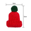 Bufanda Mini de Hilo Navideña, Gorro Navideño, Muñeca DIY, Botella de Vino, Decoración para Bebidas, Accesorios para Muñecas, Mayoreo