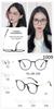 Gafas TR90 con montura de pegamento dorado, no magnéticas, ultraligeras, modernas, con decoración, combinables, de gran tamaño, de comercio exterior, 1009