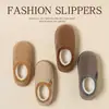 Zapatos de Algodón de Invierno para Hombres y Mujeres, Modernos, Cálidos, que Cubren el Talón, para el Hogar en Interiores, con Cubierta de Felpa en la Puntera, para Pareja, Suela Gruesa, Antideslizantes, Pantuflas de Algodón para Exteriores
