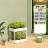 Set de Caja de Cultivo de Verduras para Balcón Multicapa, Estante para Verduras en Azotea, Maceta para Bayas, Soporte para Flores de Interior