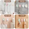Gancho Adhesivo Macaron Fuerte Carga Sin Taladro Pegar Almacenamiento Baño Cocina Gancho Decorativo Adhesivo Sin Rastro