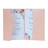 Papel Perlado 250g Cubierta de Invitación de Boda, Tarjeta Azul Oscuro para Celebración Festiva, Invitación Cortada con Láser al por Mayor
