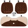 El reposacabezas y soporte lumbar para coche Blue Rain, con un adorable diseño de oso de peluche de dibujos animados, es una almohada para el cuello y soporte lumbar para el asiento del conductor.