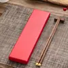 1 Par de Palillos Caja de Regalo, 2 Pares de Palillos Caja de Papel, Caja de Empaque para Palillos, Caja con Tapa y Base Estampada Brillante, Adecuado para Estampado en Caliente