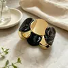Pulsera Elástica Redonda de Acrílico con Cordón Trenzado Moda Europea Americana Pulsera Sencilla Versátil Diseño de Nicho Joyería de Mano para Mujeres