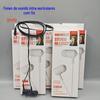 Fones de ouvido com fio de marca, com graves potentes, para jogos, intra-auriculares, com controle integrado.