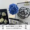 Hortênsia Grande de Haste Única Flores Artificiais Buquê Flores de Seda Flor Artificial Decoração de Salão de Cerimônia de Casamento Flor Sala de Estar Quarto Decoração Atacado