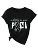 Em outubro vestimos rosa Amazon wish estação independente moda casual feminina camiseta gola V manga curta
