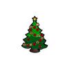 Serie de elementos navideños transfronterizos insignia de aleación caricatura lindo broche de Papá Noel decoración para ropa de niños bolsa