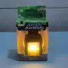 Modelo Periférico Mc Minecraft Transfronterizo, Llavero de Linterna Mini con Característica Luminosa, Colgante para Mochila y Bolso Escolar