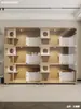 L Venta al por mayor Villa para Gatos Casa para Gatos Nido para Gatos Casa para Gatos Casa para Gatos Tienda de Mascotas Lujo Madera Maciza Exhibición Gabinete de Cría para Gatos Fábrica