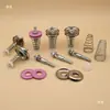 Rodillo guía de alambre para máquina de tejer cintas, tensor de resorte, tensor de resorte, prensador de alambre, guía de hilo, pinza para hilo, dispositivo anti-salto de alambre