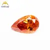 Atacado de fábrica moissanite colorido formato especial gota d'água formato pera pedra solta 1-3 quilates clareza VVS certificado código de cintura completo