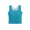 Yoga Esportes Hottie Design Sem Costas Camisole Verão Yoga com Design de Bojo Top Sem Mangas Puro Desejo