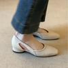 Zapatos Mary Jane Versátiles Cómodos Retro con Agujeros Cuadrados de Moda para Mujer Tallas Grandes Zapatos de Mujer 2026