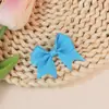 Acessórios Decorativos Semi-Acabados DIY para Roupas, Bolsas e Sapatos Infantis Europeus e Americanos Simples, Cor Lisa, Gravata Borboleta, Cauda de Andorinha, Atacado