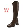 058-13 Botas Acima do Joelho Femininas, Botas Slim Elásticas, Botas Longas de Salto Alto, Pernas Grossas, Panturrilha de Grande Circunferência, Calçados Femininos Plus Size