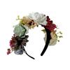 Diadema de tela con simulación de chica Mori, estilo bohemio, para fiestas y turistas, con nuevo color transfronterizo