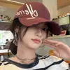 Boné de Baseball Estilo Coreano 2026 Novo Aba Larga Faz o Rosto Parecer Menor Circunferência da Cabeça Grande Boné Bico de Pato Chapéu de Sol com Aba Larga