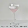 Copa de postre alta y única de cristal para restaurantes y bares, copa de cóctel, copa de champán, copa para bebidas especiales, copa tipo tulipa