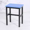 Bancos de Taller, Bancos de Operación de Fábrica, Bancos de Trabajo, Taburetes Cuadrados Pequeños de Acero y Madera, Bancos de Hierro para Comida Rápida, Bancos Metálicos de Entrenamiento