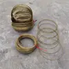 Artesanías de hierro navideñas pintura de alta calidad artesanía anillo de metal base para guirnalda navideña fabricante de origen fabricante de origen