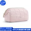 Bolsa de Maquillaje Rellena de Algodón para Costura Transfronteriza Bolsa de Artículos de Tocador de Viaje de Algodón Espacial Bolsa de Almacenamiento de Nailon RPET Fábrica de Personalización