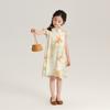 Vestido Cheongsam para Niñas Momojia 2024 Nuevo Nuevo Vestido Chinoiserie Falda Estilo Nacional Vestido para Niñas Estilo Retro