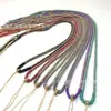 Corda para Pingente Atacado Trançada de Quatro Fios Nó de Diamante Fio de Algodão Torcido à Mão Cordão de Colar Tecido Cordão para Pingente Estilo Étnico Alça de Pescoço