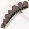 Estilo de Viaje Pinza de Plátano Mate Pinza Vertical Antideslizante para Cola de Caballo Pasador de Moda Elegante Adorno para el Cabello de Mujer Venta al por Mayor
