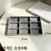 Bandeja de Almacenamiento para Joyería de Terciopelo en Stock, Joyero, Bandeja de Exhibición para Joyería, Caja de Almacenamiento de Escritorio Tipo Cajón, Estilo Minimalista Ins