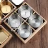 Jiugongge Creativo vajilla comercial restaurante de hot pot tienda de barbacoa plato de carne y verduras caja de bambú y madera bandeja plato con compartimentos