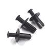 Remache de Plástico Negro de Empuje para Agujero de 8mm Fijación de Panel Decorativo Clip de Expansión para Coche Hebilla de Tornillo para Carrocería de Coche