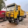 Ventas de Camión Volquete de Segunda Mano Camión Volquete Howo después de Ocho Rondas Camión Volquete de Ingeniería de Lodos Shuangqiao Exportaciones