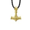 Venta caliente transfronteriza Amazon - Collar con colgante nórdico vikingo Odín, nudo triangular, martillo de Thor para hombre, venta al por mayor