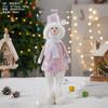 Novas Decorações de Natal, Bonecos Idosos em Pé, Enfeites de Bonecos sem Rosto, Bonecos Bonecos de Neve Alce, Transfronteiriço