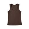 Chaleco Skims Kardashian de Cuello en U, Forma de I, para Mujer, Estilo Europeo y Americano, Ajustado, Color Sólido, Prenda Interior Base, Ropa Exterior, Top Corto Deportivo