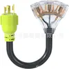 Conector Doméstico de Hoja Tipo T Tt-30P a 5-20R, Adaptador de Generador de 30 Amperios a 20 Amperios