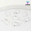 Pendientes de oro de 14 quilates con gancho para la oreja, accesorios para hacer uno mismo, pendientes de Joker sencillos coreanos, pendientes lisos, material de joyería al por mayor