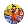 Insignia Saiyan de Dragon Ball Insignia Broche Periférico Bidimensional de Animación Lata Boca 58mm Insignia Barra Chi