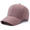 Boné de Beisebol Verão Top Rígido Outdoor Pesca Malha Respirável Chapéu Proteção Solar Moda Casual Esportivo Boné com Aba