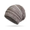 Gorra de invierno holgada y plisada para hombre y mujer, de punto elástico resistente al frío, de doble color, estilo jersey Melaleuca.