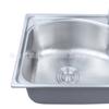 Estilo de engenharia aço inoxidável 304 pia de cozinha de um tanque integrado conformação por repuxo tanque de lavagem de vegetais 5843