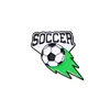 Broche de Fútbol de Dibujos Animados Lindo Copa del Mundo Gota de Aceite Aleación Personalizado Creativo Accesorios para Bolsos Insignia Deportiva Mayoreo