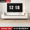Juego de mueble para TV y mesa de centro de madera maciza para sala de estar, mueble de piso de almacenamiento para el hogar, modelo popular 2026, mueble para TV de estilo mid-century de lujo ligero