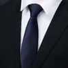 Corbata con Cremallera Formal de Negocios para Hombres para la Boda del Novio de las Mujeres Rayas Azules Negro Delgado Personas Perezosas Fácil de Jalar