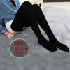 Tubo super largo altura 80 cm para que hombres y mujeres lo usen en otoño e invierno hasta la raíz del muslo calcetines altos piernas largas tubo alto JK185cm se puede usar